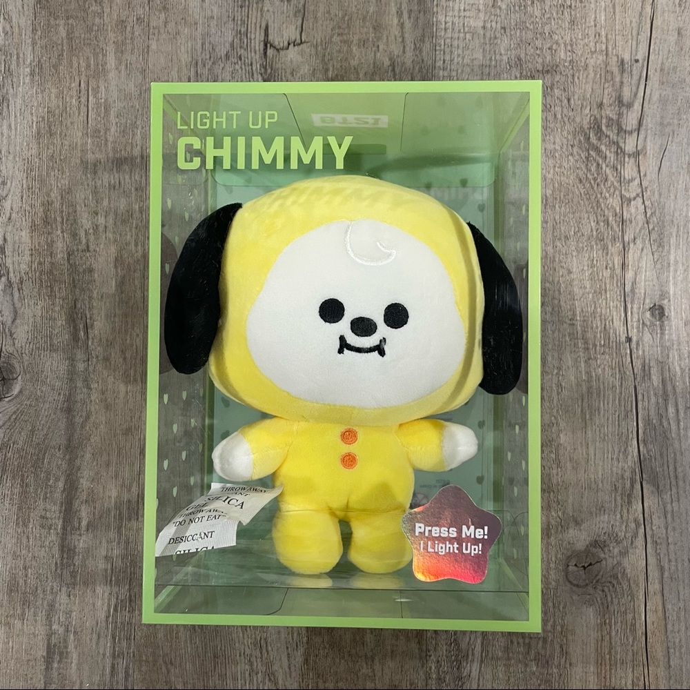Line Friends BTS BT21 CHIMMY Light Up Plush Standing Doll